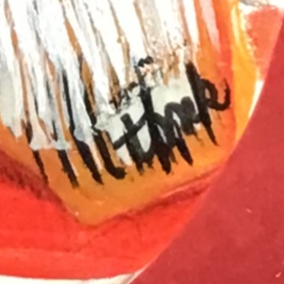 American Bald Eagle Flag Patriotic Signed Pin Brooch USA Large - Picture 8 of 11